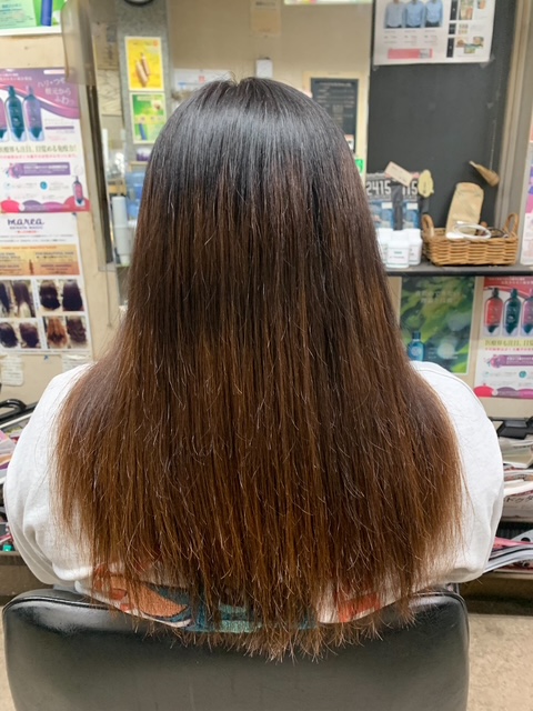 マレーア・レナータ縮毛矯正：アフター